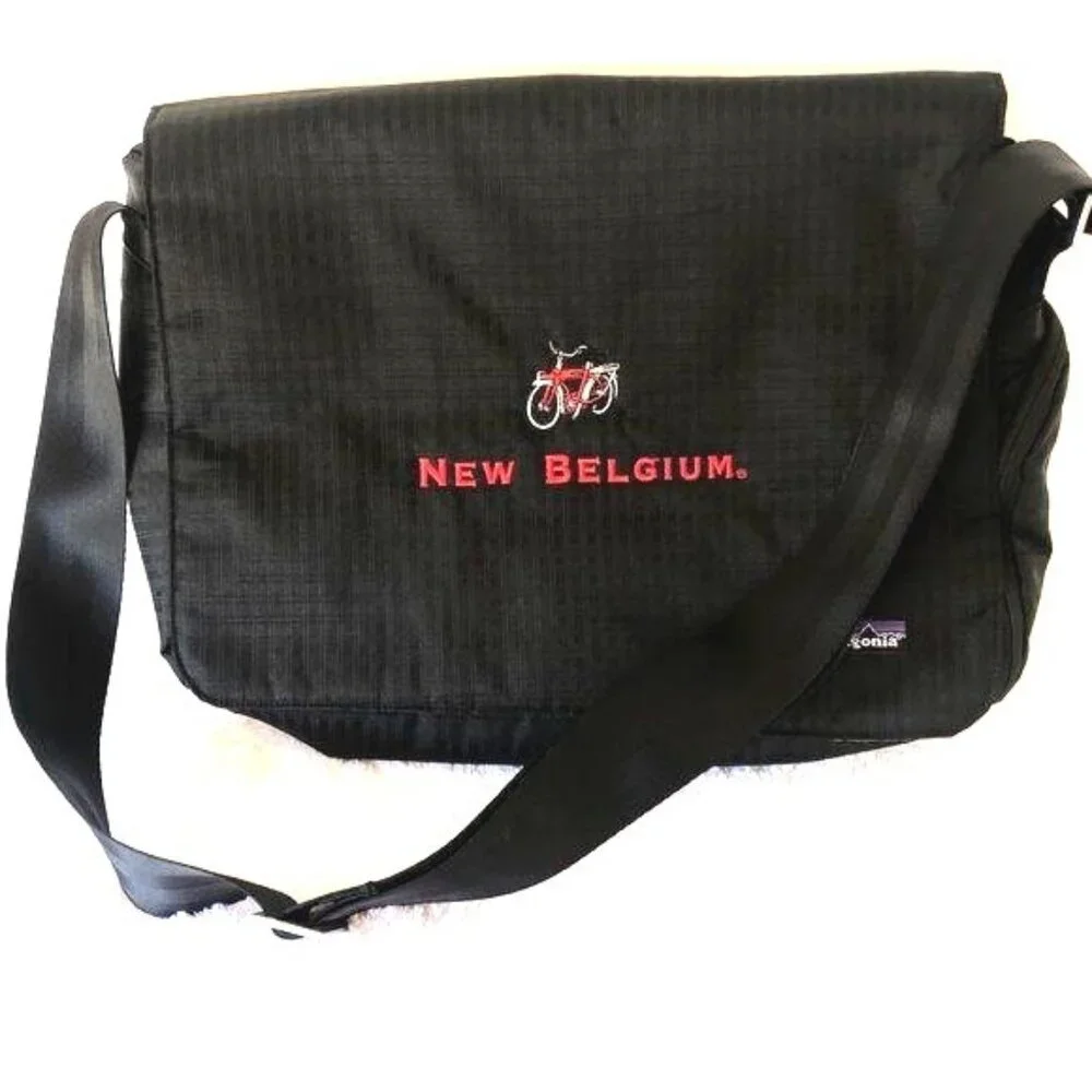 Patagonia messenger bag Laptop Black New Belgium Bag - Picture 1 of 12